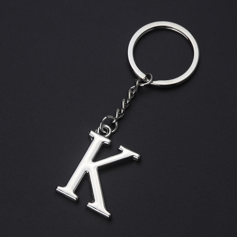 English Alphabet Keychain Keychain Personal Name Letter Pendant 1617333041243