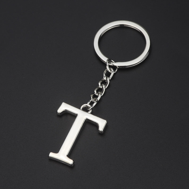 English Alphabet Keychain Keychain Personal Name Letter Pendant 1617333041254