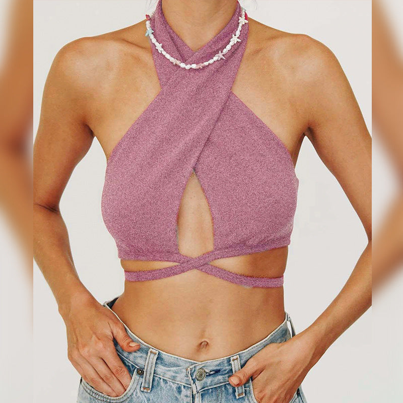 Women Y2k Corset Camisole Cropped Bustier Top Fashion Solid Vest 1617359150036