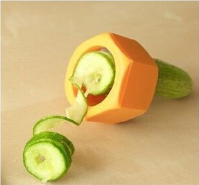 Kitchen Gadgets Spiral Knife Vegetable Cutter Kitchen Fixture Cucumber Slicer 1617417478951
