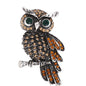 Korean Edition Animal Brooch Inlaid With Diamond Owl 1617438463934