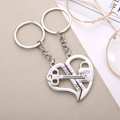 Couple Keychain Cupid Key Pendant Hot-selling Small Gift 1617585421082