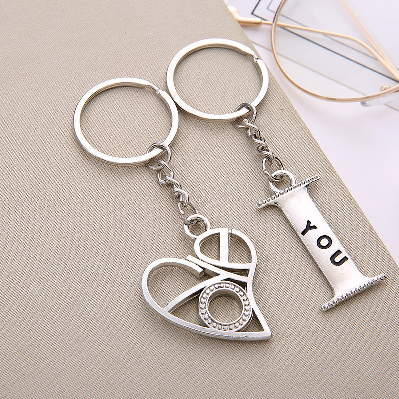 Couple Keychain Cupid Key Pendant Hot-selling Small Gift 1617585421089