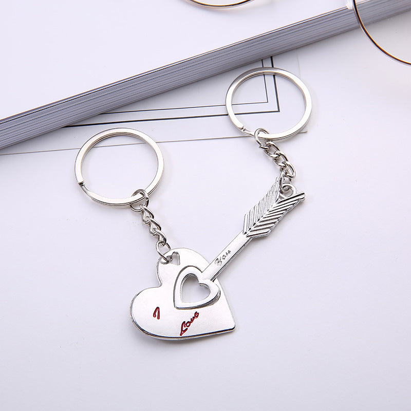 Couple Keychain Cupid Key Pendant Hot-selling Small Gift 1617585421090