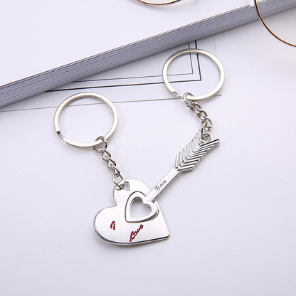 Couple Keychain Cupid Key Pendant Hot-selling Small Gift 1617585421090