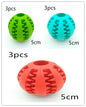 Pet Slow Feeder Dog Toy Cute Funny Rubber Dog Ball Toy 1617590052501