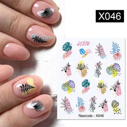 Fruit Animal Butterfly Flower Nail Sticker 1617590685932