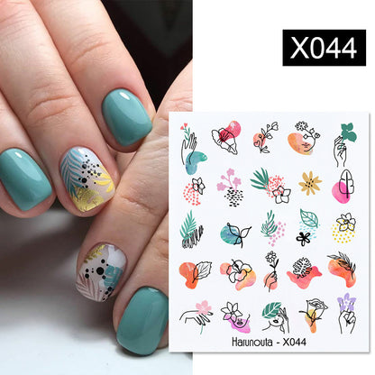 Fruit Animal Butterfly Flower Nail Sticker 1617590685948