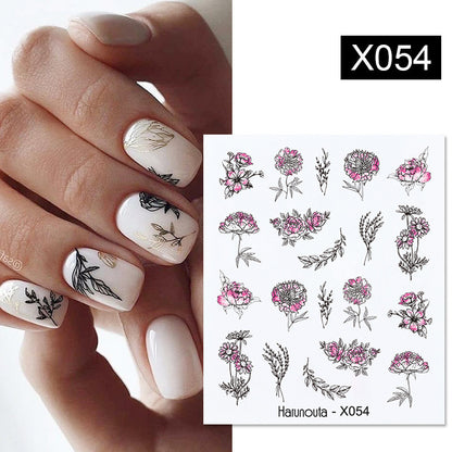 Fruit Animal Butterfly Flower Nail Sticker 1617590685967