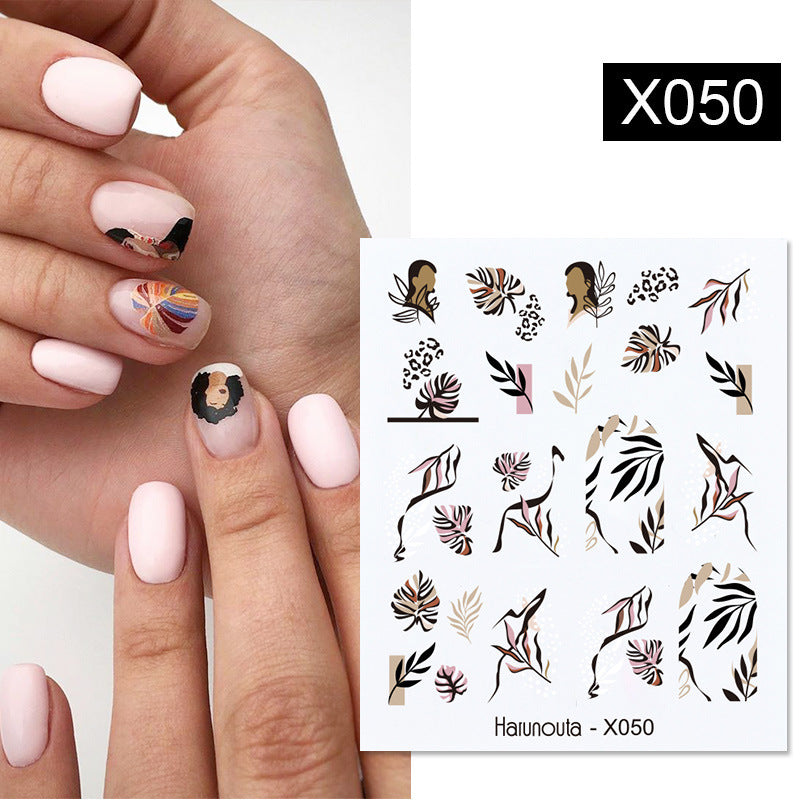 Fruit Animal Butterfly Flower Nail Sticker 1617590686252