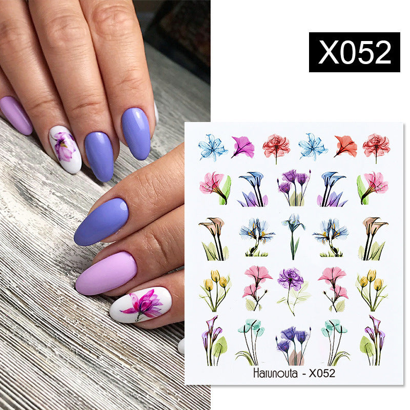Fruit Animal Butterfly Flower Nail Sticker 1617590686270