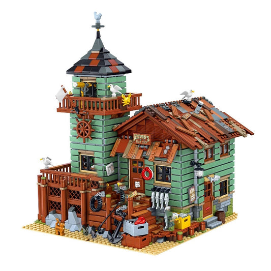Blocks Bricks Old Fishing House Series Captain's Wharf Toys For Kids Christmas Gifts 1617591812831