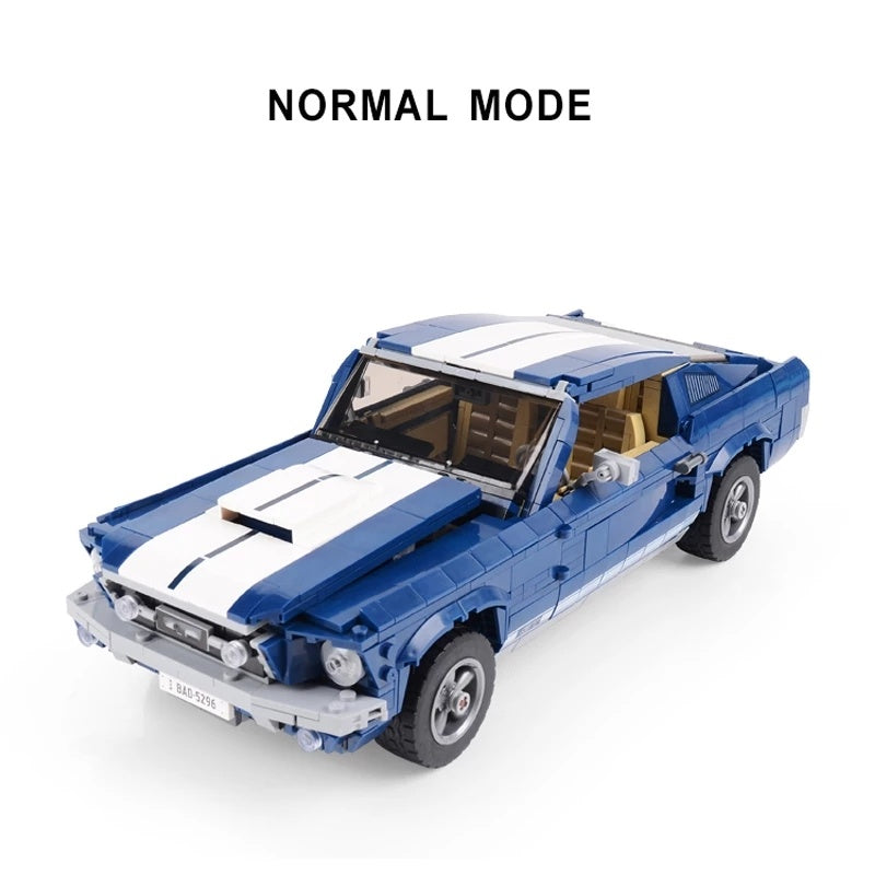 Ford Mustang GT Racing Assembled Building Block Toys of Technology Machinery Group 1617595431831