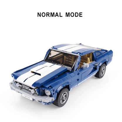 Ford Mustang GT Racing Assembled Building Block Toys of Technology Machinery Group 1617595431831