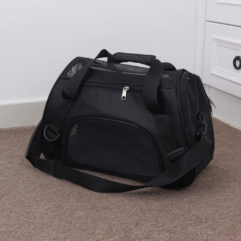 Portable Pet Mesh Carrier Bag Pet Travel Bags 1617614885547