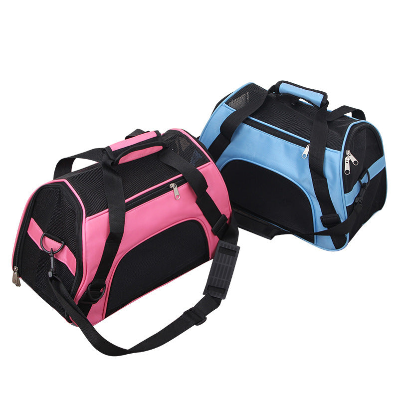 Portable Pet Mesh Carrier Bag Pet Travel Bags 1617614885550