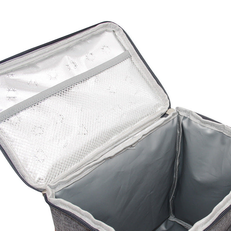 Portable Heightening Insulation Bag PEVA Leakproof Picnic Bag 1617621014613