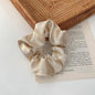 French Girl Silky Satin Large Intestine Ring Ins Korea Tie Hair Rubber Band Hair Rope Hair Ring Ponytail Head Rope Hair Acces