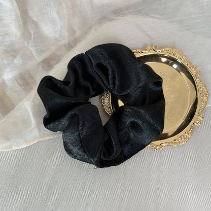 French Girl Silky Satin Large Intestine Ring Ins Korea Tie Hair Rubber Band Hair Rope Hair Ring Ponytail Head Rope Hair Acces