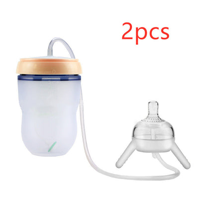 Feeding Bottle Kids Cup Children Training Silicone Sippy 1617697554434