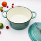 Export LINTORE cast iron enamel pot 23cm healthy uncoated stew pot Mummy pot soup health pot 1617705973917 eae6e479 2234 4b5b