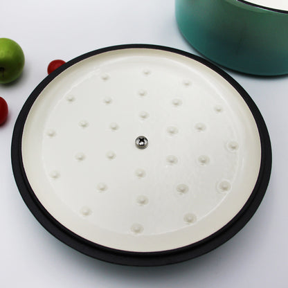 Export LINTORE cast iron enamel pot 23cm healthy uncoated stew pot Mummy pot soup health pot 1617705973925