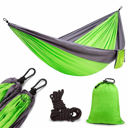 Backpacking Hammock - Portable Nylon Parachute Outdoor Double Hammock 1617772167228