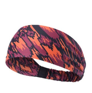 Fitness Sports Headband Yoga Headband Elastic Sports Headband Printed Bouquet Headband 1617772429004