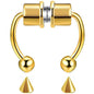 Stainless Steel Magnet False Nose Ring Horseshoe Ring