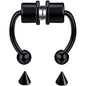 Stainless Steel Magnet False Nose Ring Horseshoe Ring