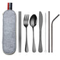 Stainless Steel Travel Carrying Case Outdoor Cutlery Set 1617795930150