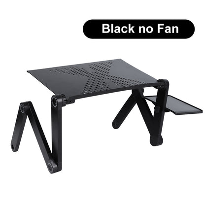 Folding Desk Retractable Adjustable Study Desk In Bed Aluminum Alloy Notebook Computer Bracket Lazy Desk - 图片 6