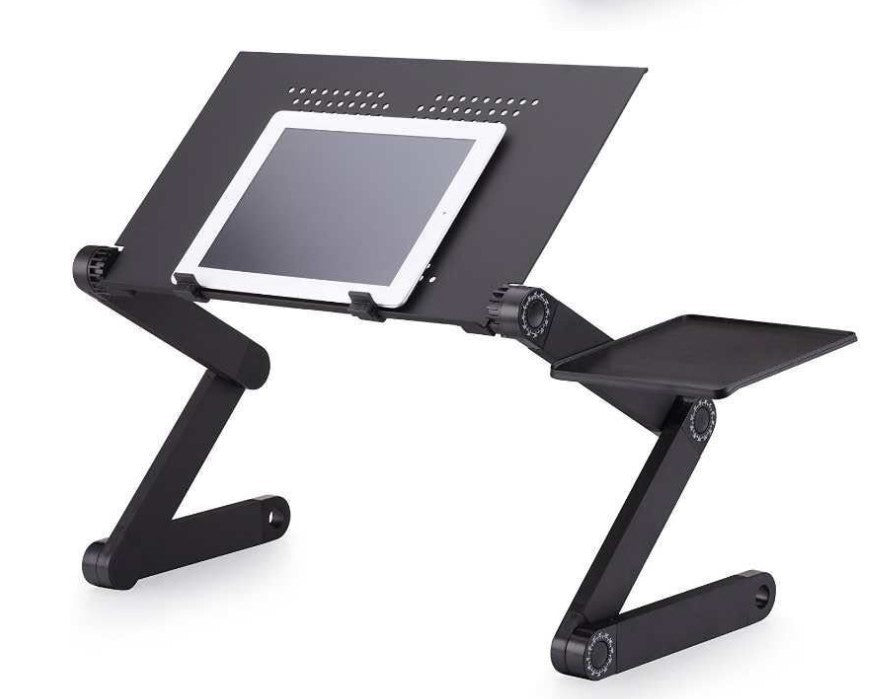 Folding Desk Retractable Adjustable Study Desk In Bed Aluminum Alloy Notebook Computer Bracket Lazy Desk - 图片 4
