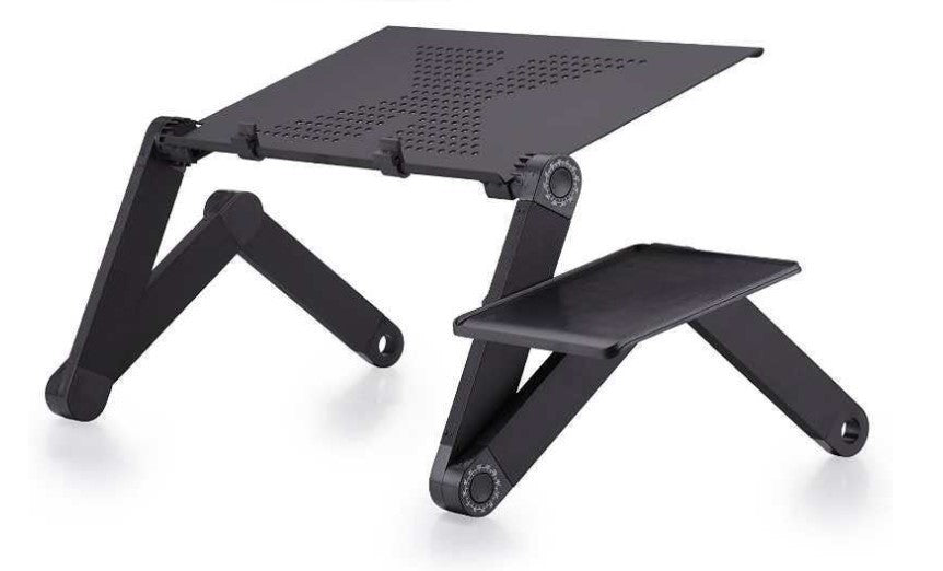 Folding Desk Retractable Adjustable Study Desk In Bed Aluminum Alloy Notebook Computer Bracket Lazy Desk - 图片 3