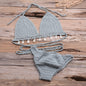 Hollow Shell Top Hand-Woven Bikini Outdoor 1617860467721