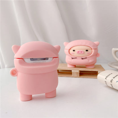 Compatible with Apple, Compatible with Apple , Cochon mignon pour AirPods 1 2 Pro Case Cartoon Rose Pet Box Soft 161786234384
