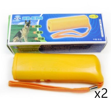 3-in-1 Anti Barking Dog Training Device Ultrasonic Dog Training Repeller  LED Flashlight - HD Wireless Product #11