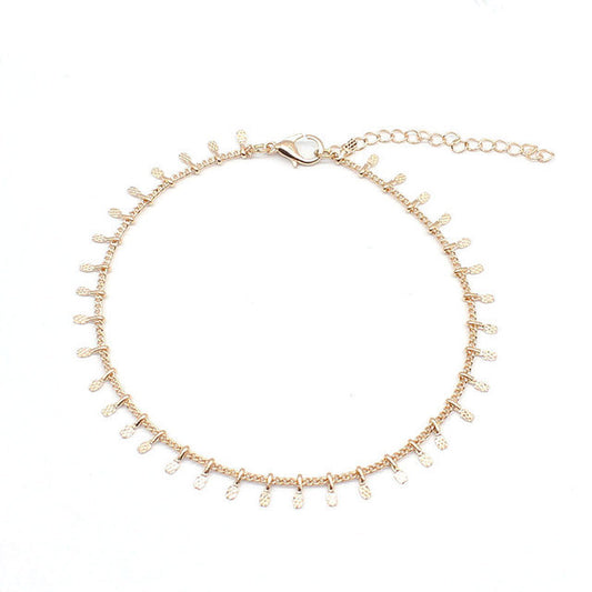New Small Pendant Tassel Simple Nordic Minimalist Style With Jewelry Anklet Foot Rope