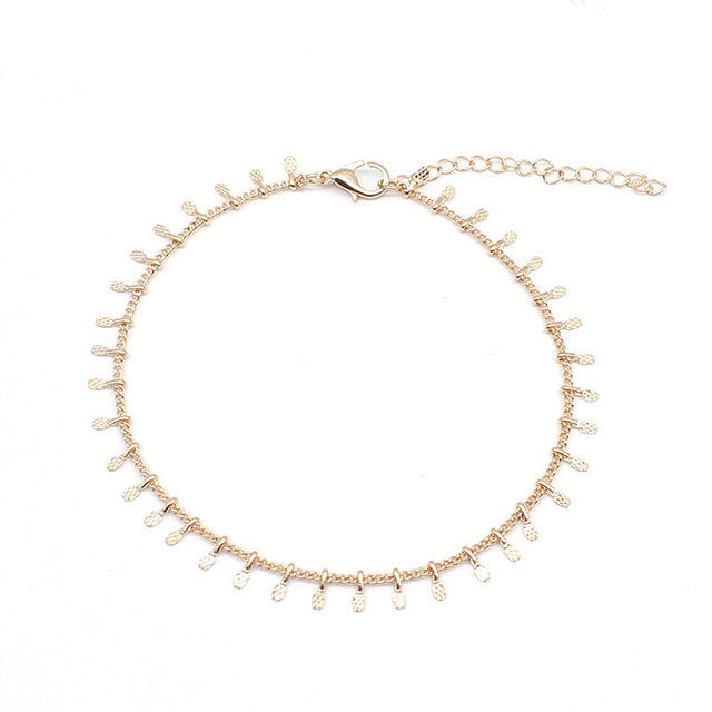 New Small Pendant Tassel Simple Nordic Minimalist Style With Jewelry Anklet Foot Rope