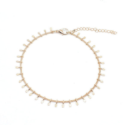 New Small Pendant Tassel Simple Nordic Minimalist Style With Jewelry Anklet Foot Rope