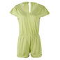 Ladies V Neck Sleeveless Jumpsuit Sexy Beach Jumpsuit 1617871176862