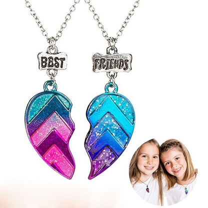 New Product Two-In-One Love Children's Necklace 1617939848989