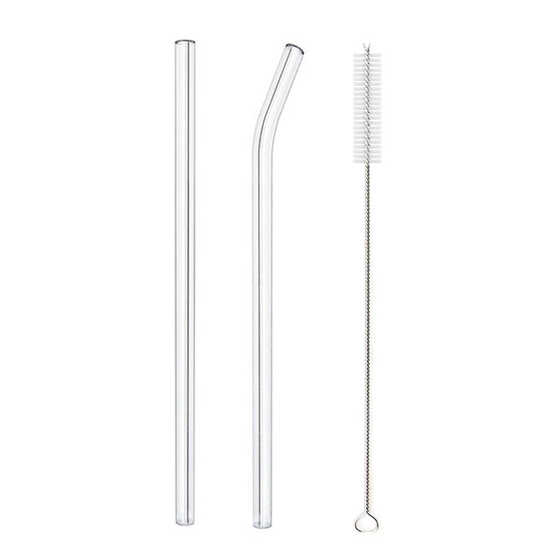 Glass Straws, Pearl Milk Tea Coarse Drinking Straws, Non-disposable Transparent Water Cups, Long Straws 1617946823252