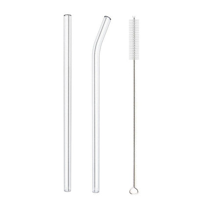 Glass Straws, Pearl Milk Tea Coarse Drinking Straws, Non-disposable Transparent Water Cups, Long Straws 1617946823252