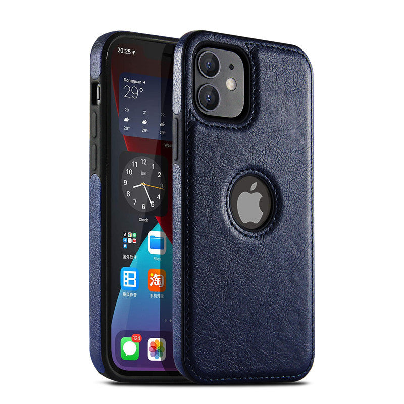Car Line Leather Grain Stitching Mobile Phone Case All-inclusive Protective Cover 1618130022599