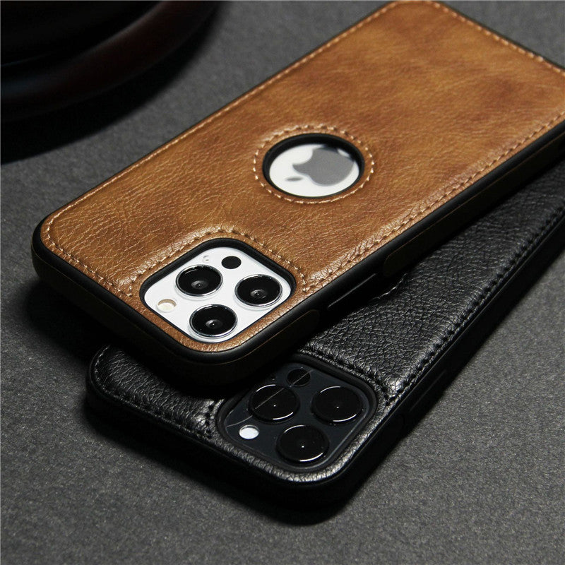Car Line Leather Grain Stitching Mobile Phone Case All-inclusive Protective Cover 1618130022602
