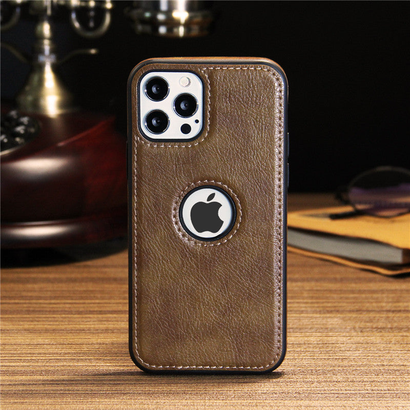 Car Line Leather Grain Stitching Mobile Phone Case All-inclusive Protective Cover 1618130022613