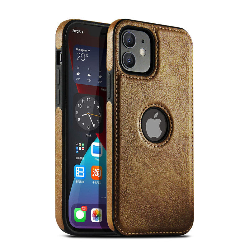 Car Line Leather Grain Stitching Mobile Phone Case All-inclusive Protective Cover 1618130022655