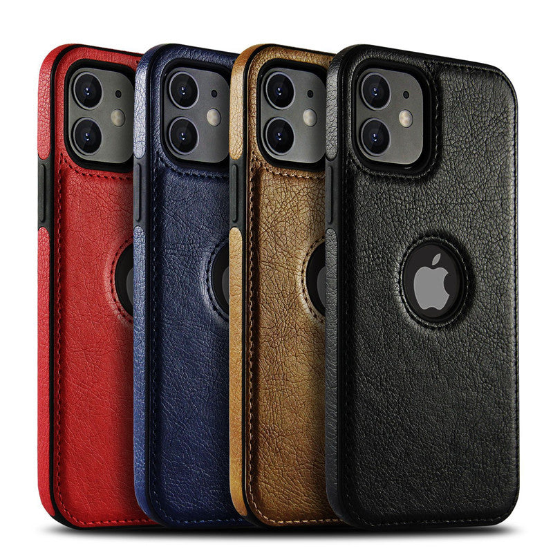 Car Line Leather Grain Stitching Mobile Phone Case All-inclusive Protective Cover 1618130022657