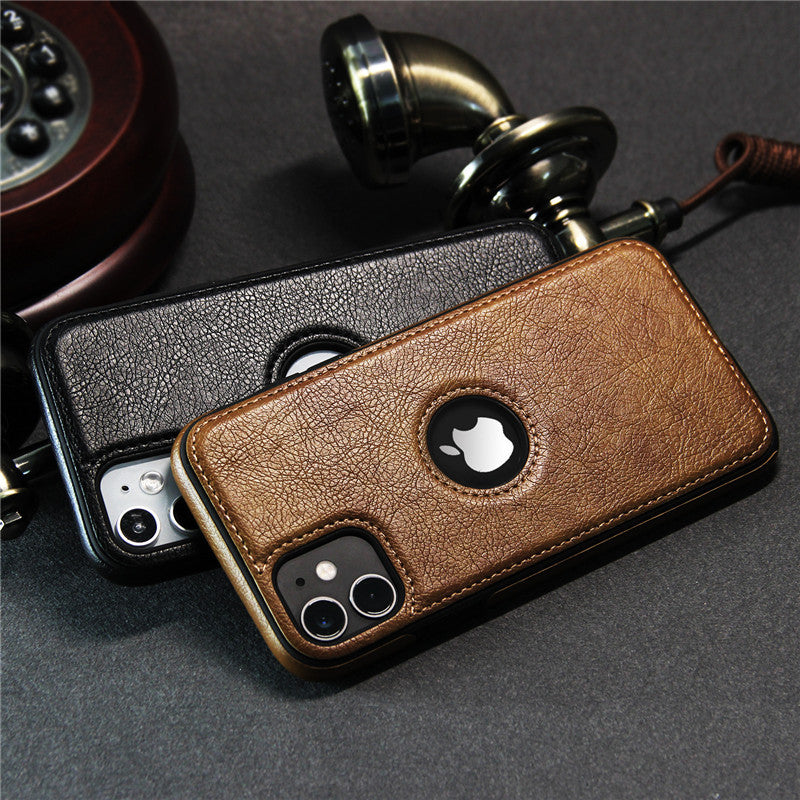 Car Line Leather Grain Stitching Mobile Phone Case All-inclusive Protective Cover 1618130022891
